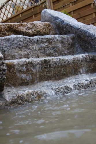 ogrod Ustron oczko wodne kaskada woda w ogrodzie ogrod wodny IMG 0918